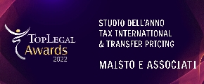 STUDIO DELL'ANNO TAX INTERNATIONAL & TRANSFER PRICING